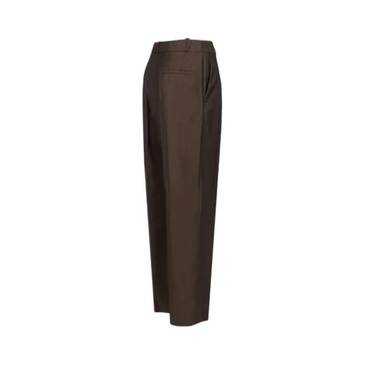Loulou Studio Coll Straight-Leg Trousers