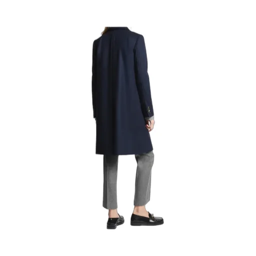 Coat In Wool And Cashmere Fabric