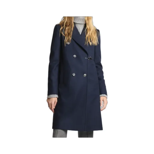 Coat In Wool And Cashmere Fabric