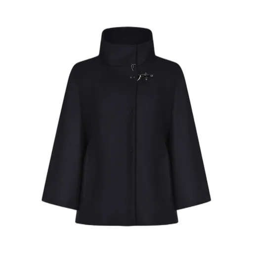 Fay Hook-Closure Wool Cape