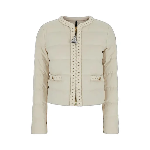 Braid-Trimmed Quilted Jacket