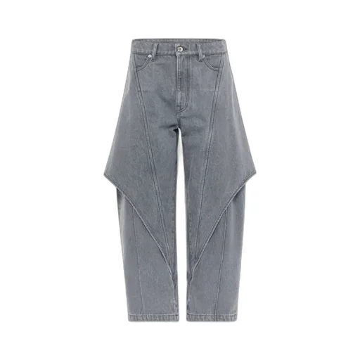 Panelled Denim Trousers