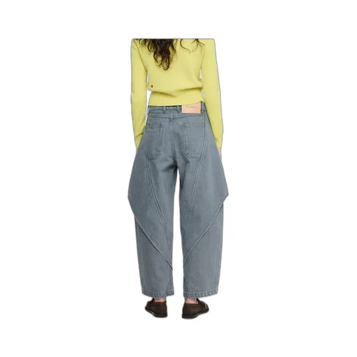 Panelled Denim Trousers