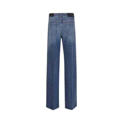 7 For All Mankind Flared Buttoned Jeans