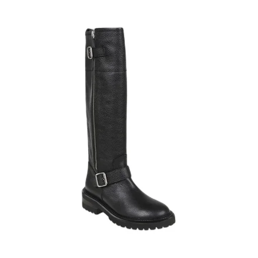 Via Roma 15 Negus Buckled Leather Boots