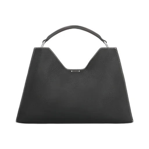 Aurora Leather Top-Handle Tote Bag