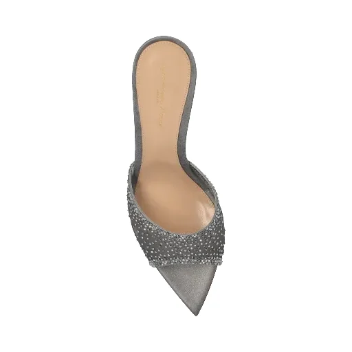 85Mm Rania Crystal-Embellished Heeled Mules