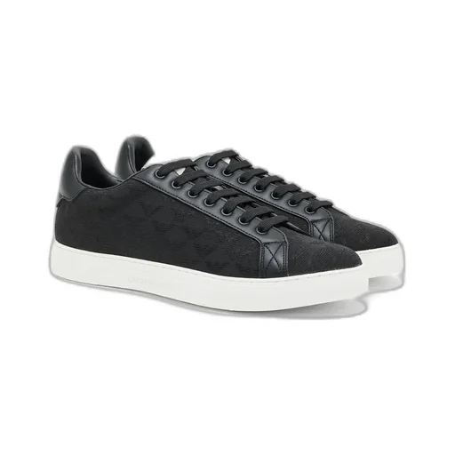 Lace-Up Eagle-Logo Sneakers