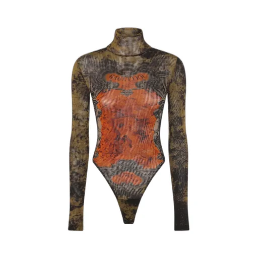 Graphic-Print Bodysuit