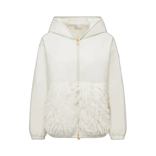 Moncler Teddy-Trimmed Padded Zip-Up Hoodie