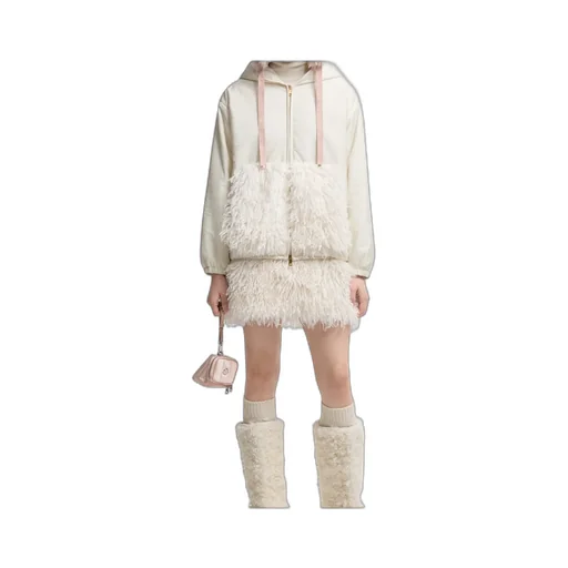 Moncler Teddy-Trimmed Padded Zip-Up Hoodie