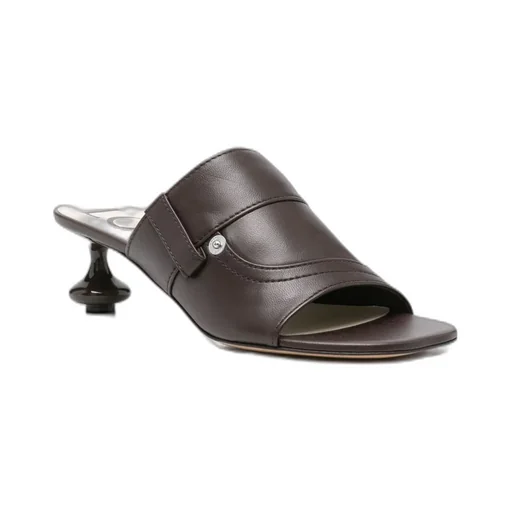 45Mm Toy Leather-Band Sculpted-Heel Sandals