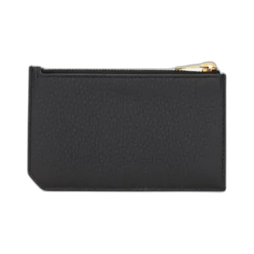 Saint Laurent Tiny Cassandre Franments Zip Card Case