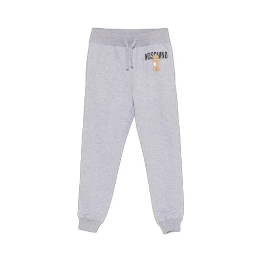 Teddy-Print Drawstring Track Pants