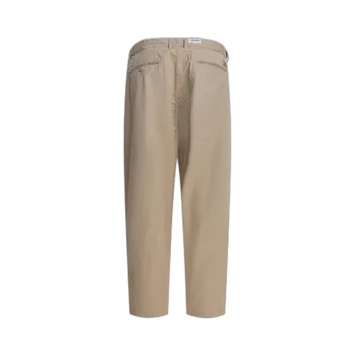 Pleated Cotton Trousers