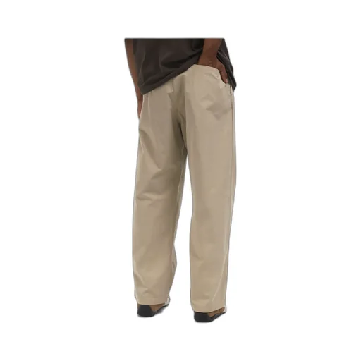 Pleated Cotton Trousers