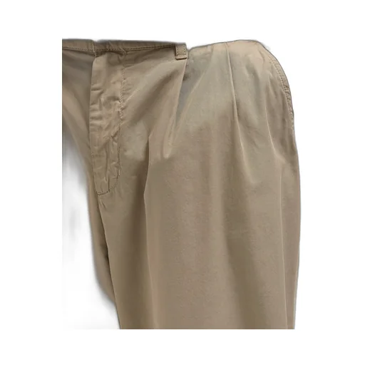 Pleated Cotton Trousers