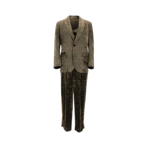 Velvet-Texture Suit