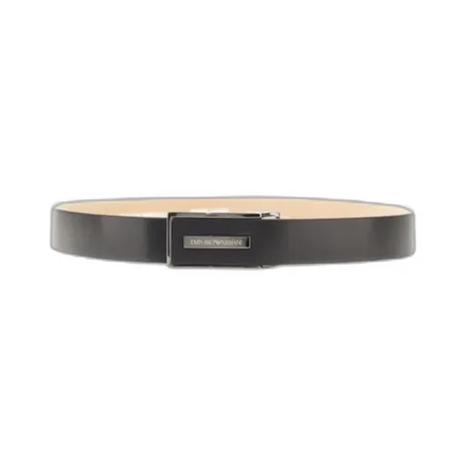 Emporio Armani Logo-Detailed Buckle Belt