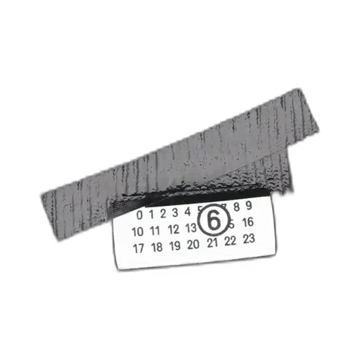 Mm6 Maison Margiela Logo Patch Fringed Scarf