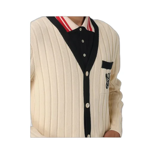 Monogram-Embroidered Cardigan