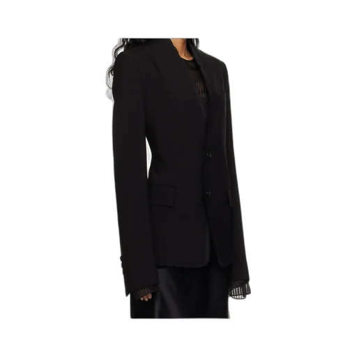 Sady Collarless Fitted Blazer