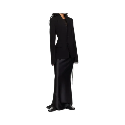 Sady Collarless Fitted Blazer