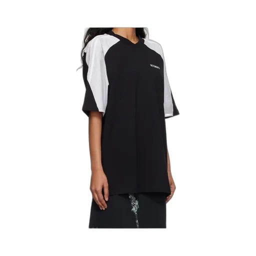 Hollow V-Neck T-Shirt