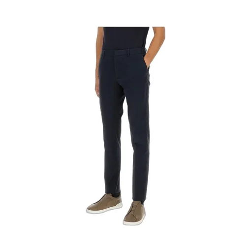 Side-Pocket Raw-Edge Trousers