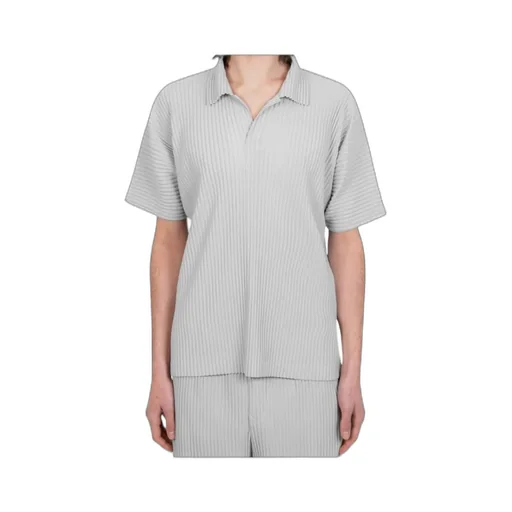 Pleated Polo Shirt
