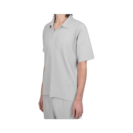 Pleated Polo Shirt