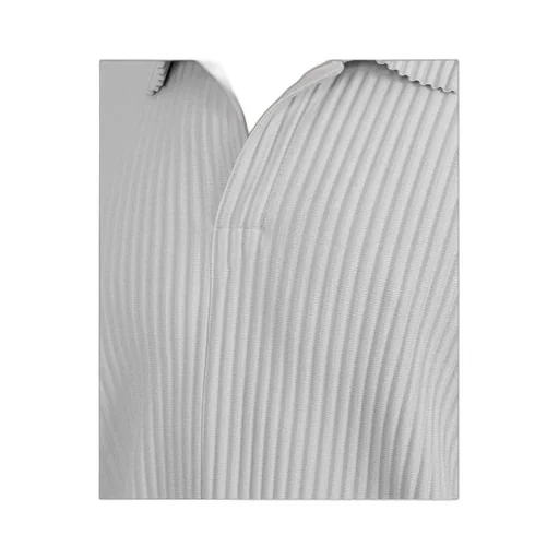 Pleated Polo Shirt