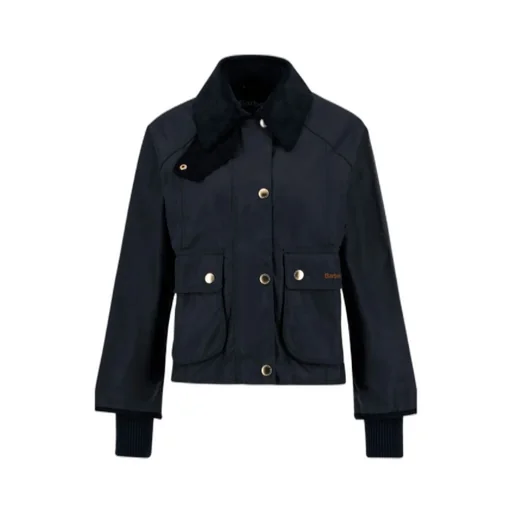 Barbour Cropped Beadnell Waxed Jacket