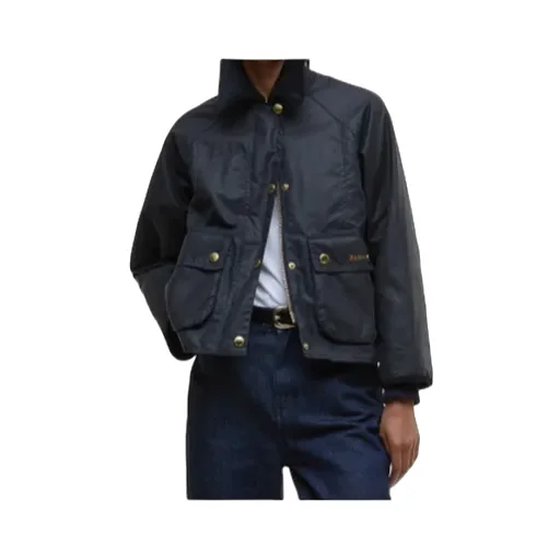 Barbour Cropped Beadnell Waxed Jacket