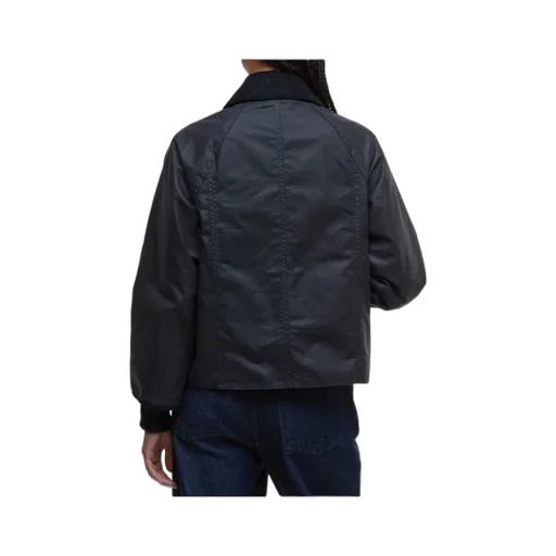 Barbour Cropped Beadnell Waxed Jacket
