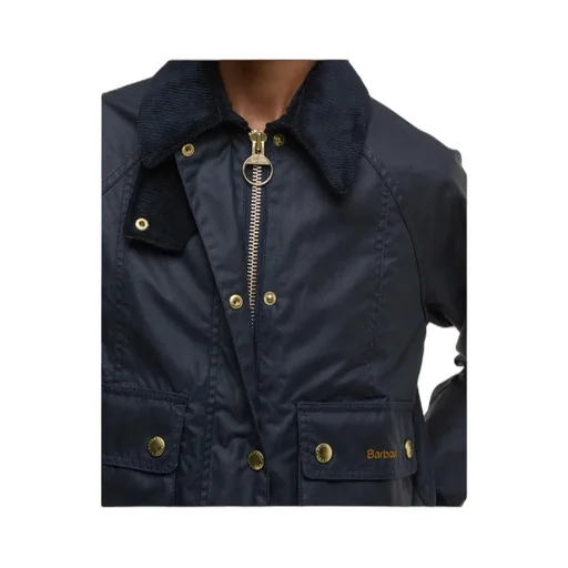 Barbour Cropped Beadnell Waxed Jacket