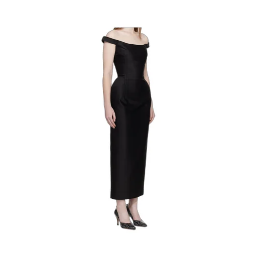 Off-Shoulder Padded Dress