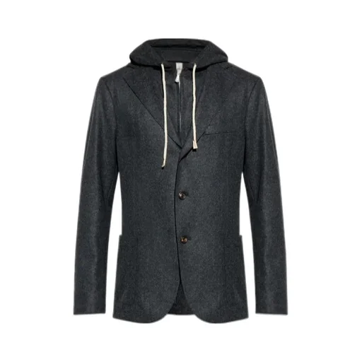 Blazer With Detachable Hood