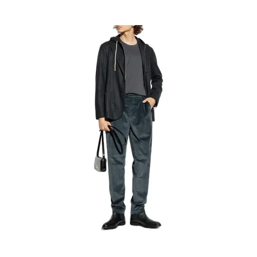 Blazer With Detachable Hood