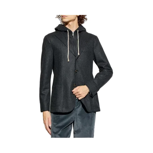 Blazer With Detachable Hood