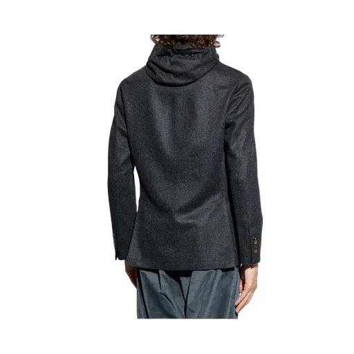 Blazer With Detachable Hood