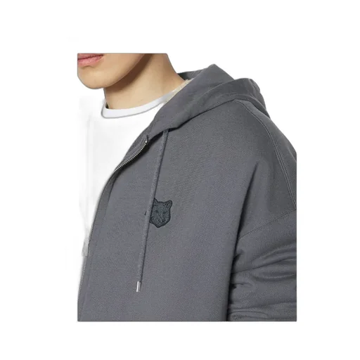 Maison Kitsuné Fox Head Zipped Oversized Hoodie