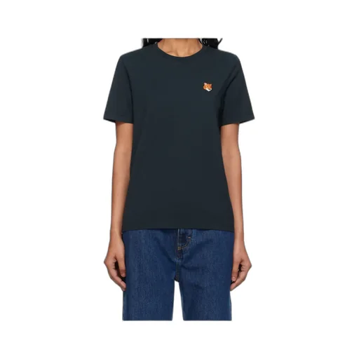 Maison Kitsun Fox Head Regular Tee-Shirt