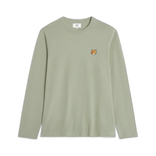 Maison Kitsuné Fox-Head Embroidered T-Shirt