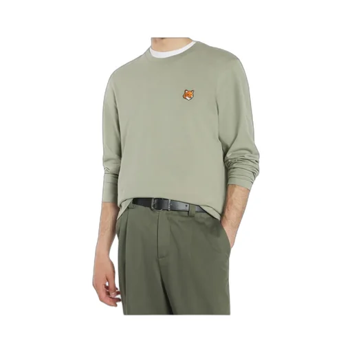 Maison Kitsuné Fox-Head Embroidered T-Shirt