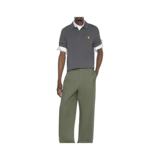 Maison Kitsun Fox Head Polo Shirt