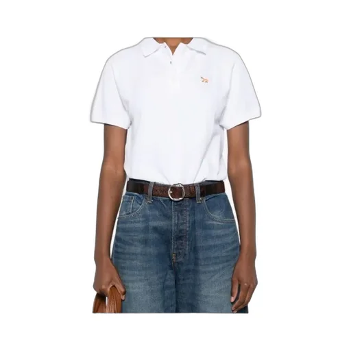 Fox-Embroidered Polo Shirt