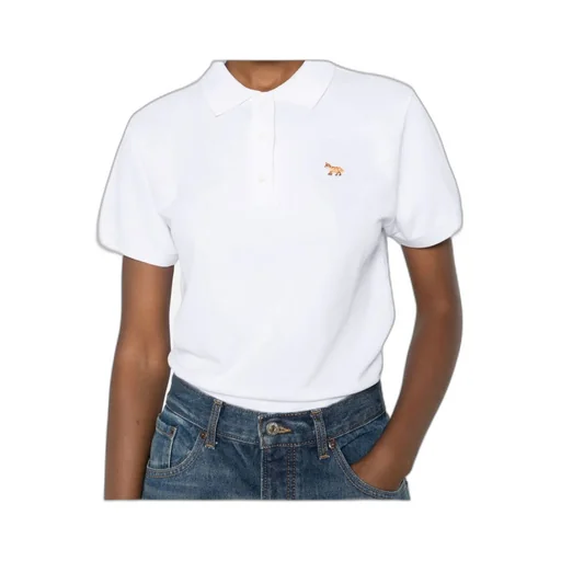 Fox-Embroidered Polo Shirt