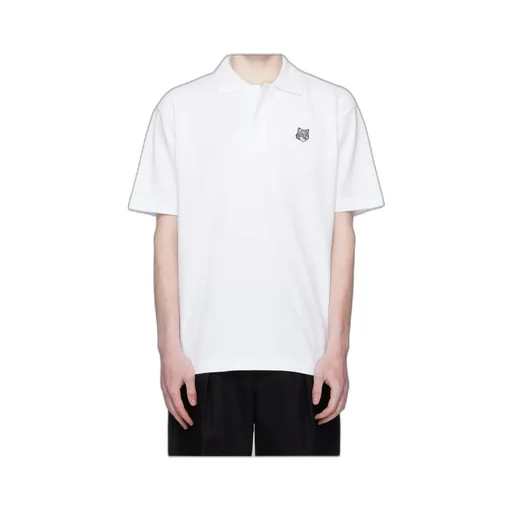 Bold Fox Head Patch Polo Shirt