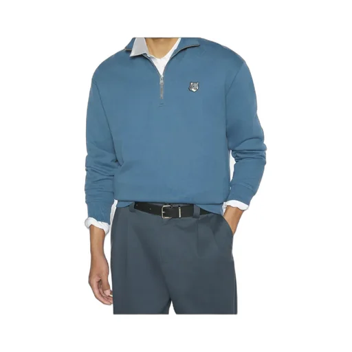 Maison Kitsuné Fox Head Half-Zip Sweatshirt